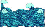 矢量海浪