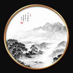 山水画 水墨山水画 意境山水画