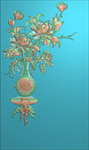 精雕图  花瓶