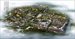 中式古建园林景观效果图