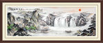 山水画水墨山水画意境山水画