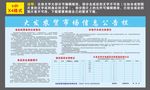 农贸市场信息公告栏