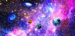 紫色星空