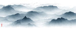 抽象山水画