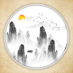 意境山水画
