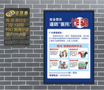 谨防医托诈骗海报