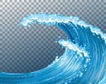 蓝色海浪