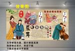 采耳背景墙