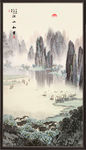 山水画水墨山水画意境山水画