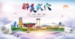 武穴大醉美文明卫生城市印象海报