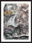 聚宝盆山水画