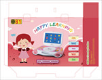 儿童点读机包装展开图