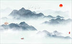新中式山水画