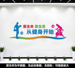 健身房文化墙