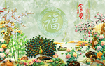 中式大理石纹