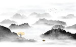 中式山水画