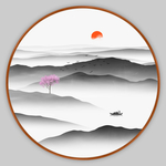 水墨山水画