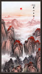 竖幅山水画竖幅国画竖幅水墨
