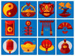 中国风元素中式元素新年元素