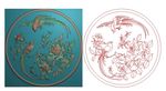 月季花精雕图