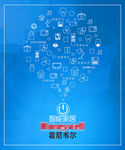 智能家居创意海报