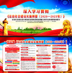 一图读懂法治社会建设实施纲要图