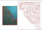 灵芝缕空家具图
