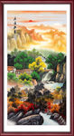 竖幅山水画