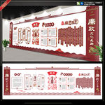 高端党建廉政文化长廊展厅