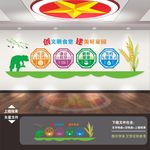 食堂文化墙 餐厅文化墙
