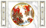 新中式背景墙