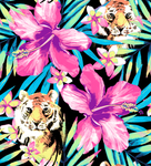 老虎  花