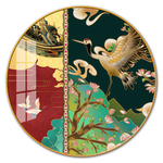 中国红宫墙国潮民俗图片