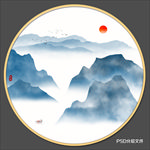 意境山水画