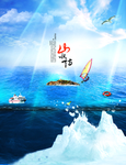 海鸥 海浪