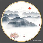 禅意水墨画