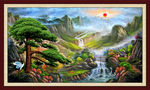 聚宝盆油画