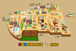 幼儿园手绘平面场景图