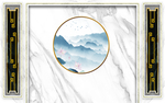 新中式背景墙