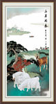 三羊开泰国画