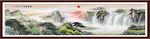 山水画水墨山水画 意境山水画