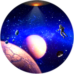 圆形星空