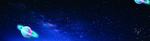 大气蓝色星空婚礼背景
