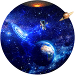 圆形星空