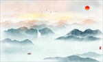 水墨山水装饰画
