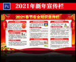2021牛年春节安全宣传栏