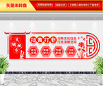 扫黄打非文化墙