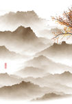 玄关水墨山水