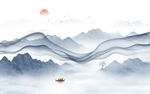 水墨山水画