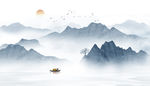 水墨山水画